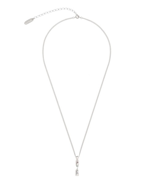 Paul Smith（ポールスミス）の「TWISTED LOGO PLATE NECKLACE  / 553970 210A（ネックレス・メンズ・シルバー・FREE）」の7枚目の写真