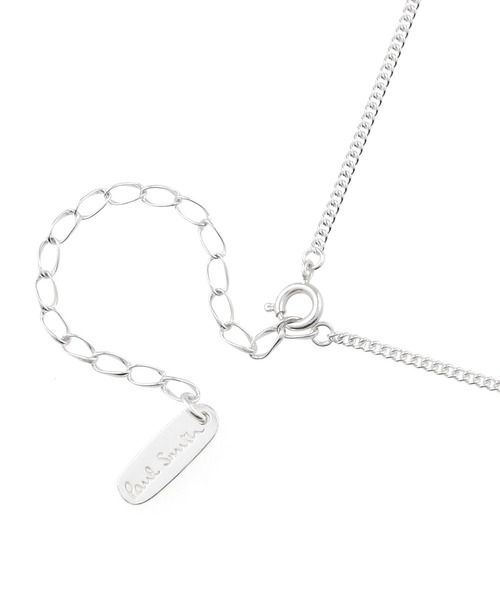 Paul Smith（ポールスミス）の「TWISTED LOGO PLATE NECKLACE  / 553970 210A（ネックレス・メンズ・シルバー・FREE）」の6枚目の写真