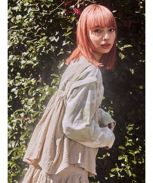 merry jenny（メリージェニー）の「ティアードティアードワンピース（ワンピース・レディース・アイボリー/ブラック/ベージュ・FREE）」の8枚目の写真