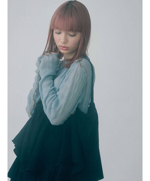 merry jenny（メリージェニー）の「ティアードティアードワンピース（ワンピース・レディース・アイボリー/ブラック/ベージュ・FREE）」の19枚目の写真