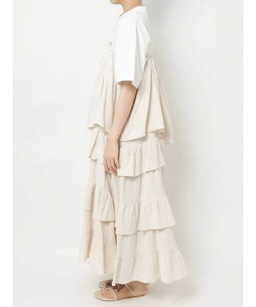 merry jenny（メリージェニー）の「ティアードティアードワンピース（ワンピース・レディース・アイボリー/ブラック/ベージュ・FREE）」の22枚目の写真