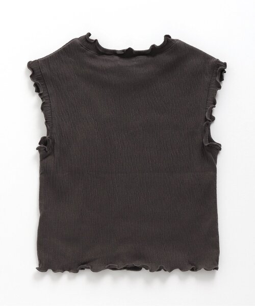 BREEZE（ブリーズ）の「楊柳フレンチスリーブTシャツ（Tシャツ/カットソー・キッズ・レモンイエロー/チャコール/オフホワイト/レッド・110/120/130/140/150/100/90）」の5枚目の写真