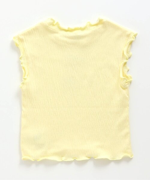 BREEZE（ブリーズ）の「楊柳フレンチスリーブTシャツ（Tシャツ/カットソー・キッズ・レモンイエロー/チャコール/オフホワイト/レッド・110/120/130/140/150/100/90）」の6枚目の写真