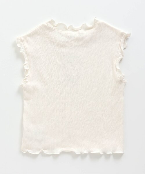 BREEZE（ブリーズ）の「楊柳フレンチスリーブTシャツ（Tシャツ/カットソー・キッズ・レモンイエロー/チャコール/オフホワイト/レッド・110/120/130/140/150/100/90）」の17枚目の写真