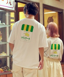 timecapsule | 【timecapsule】「レモンケーキ」バックプリント半袖ビッグTシャツ(Tシャツ/カットソー)