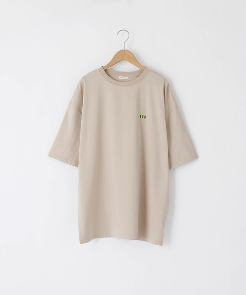 timecapsule(タイムカプセル)の「【timecapsule】「レモンケーキ」バックプリント半袖ビッグTシャツ(Tシャツ/カットソー・レディース・ホワイト/モカ/ベージュ系その他/ライトベージュ・FREE)」の21枚目の写真