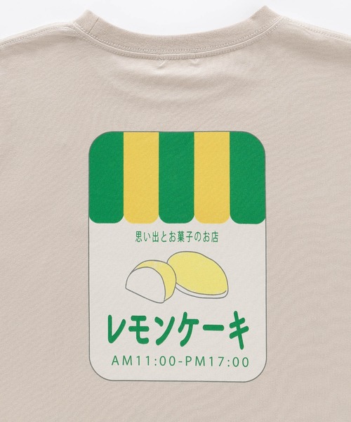 timecapsule(タイムカプセル)の「【timecapsule】「レモンケーキ」バックプリント半袖ビッグTシャツ(Tシャツ/カットソー・レディース・ホワイト/モカ/ベージュ系その他/ライトベージュ・FREE)」の12枚目の写真