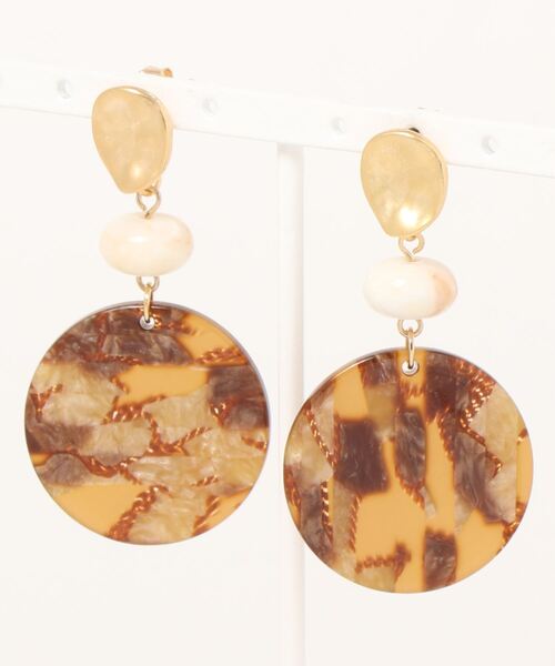 Shirmie(シェルミー)の「【Shirmie】ゆらゆらストーンモチーフピアス(ピアス(両耳用)・レディース・I/H/G/A/F/D/B/K/C/J/E・FREE)」の6枚目の写真
