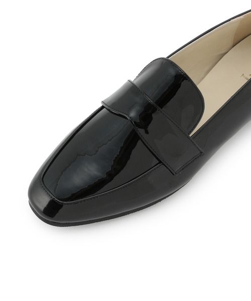 Juze（ジュゼ）の「【晴雨兼用・生活防水】ソフトコインローファーレインシューズ（レインシューズ・レディース・ブラック・L/M/S）」の4枚目の写真