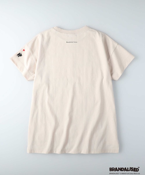 Right-on(ライトオン)の「【BRANDALISED】エンボスプリントTシャツ バンクシー(Tシャツ/カットソー・レディース・イエロー/ブラック/ブラウン/ベージュ/グリーン/オフホワイト・L/M)」の17枚目の写真