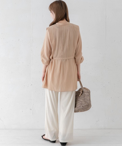 URBAN RESEARCH Sonny Label（アーバンリサーチサニーレーベル）の「楊柳イージーパンツ（その他パンツ・レディース・ミント/ブラック/オフホワイト・FREE）」の16枚目の写真