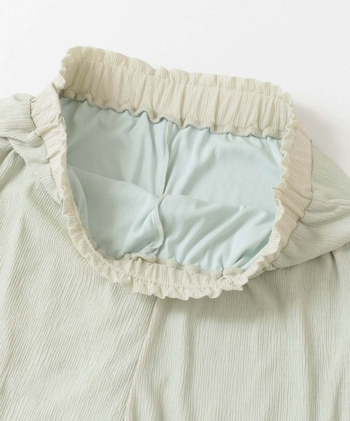 URBAN RESEARCH Sonny Label（アーバンリサーチサニーレーベル）の「楊柳イージーパンツ（その他パンツ・レディース・ミント/ブラック/オフホワイト・FREE）」の8枚目の写真