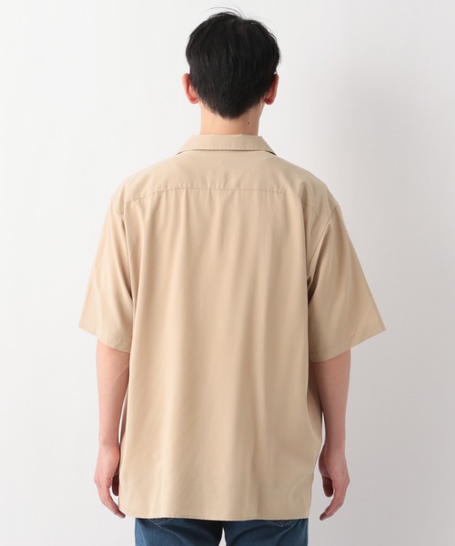 GLOBAL WORK（グローバルワーク）の「快適オープンカラーシャツ/938851（シャツ/ブラウス・メンズ・ブラック/ピンク/カーキ/ライトグレー/ライトブルー/ブラウン・SMALL/MEDIUM/LARGE/X-LARGE）」の21枚目の写真