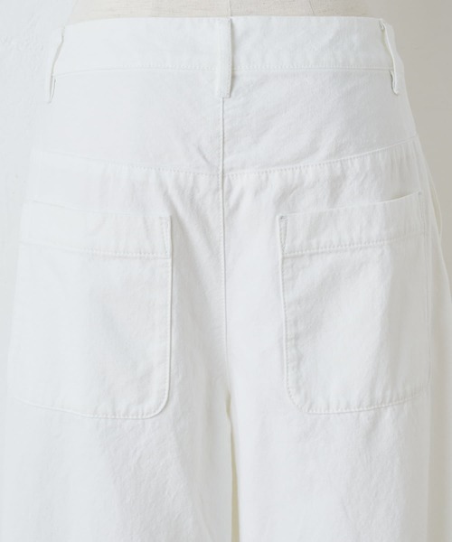 BEARDSLEY（ビアズリー）の「コットンバギーパンツ（その他パンツ・レディース・ホワイト/カーキ・FREE）」の3枚目の写真