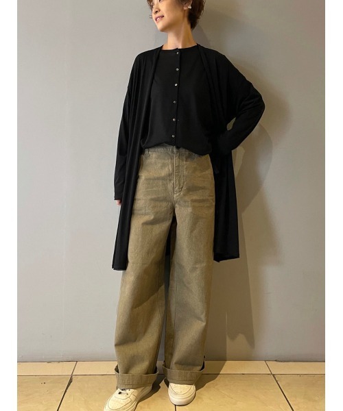 BEARDSLEY（ビアズリー）の「コットンバギーパンツ（その他パンツ・レディース・ホワイト/カーキ・FREE）」の12枚目の写真