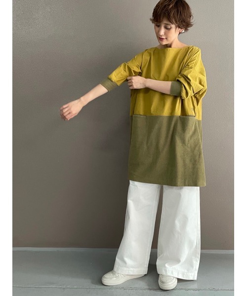 BEARDSLEY（ビアズリー）の「コットンバギーパンツ（その他パンツ・レディース・ホワイト/カーキ・FREE）」の15枚目の写真