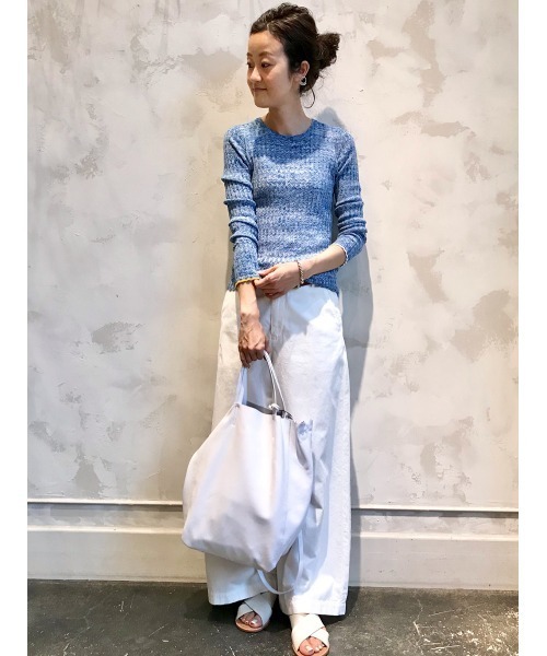 BEARDSLEY（ビアズリー）の「コットンバギーパンツ（その他パンツ・レディース・ホワイト/カーキ・FREE）」の18枚目の写真