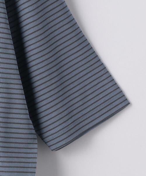 green label relaxing(グリーンレーベルリラクシング)の「OLT CM クリアピケ ボーダー クルーネック 半袖 Tシャツ カットソー(Tシャツ/カットソー・メンズ・ライトブルー/ホワイト/ネイビー・X-LARGE/SMALL/LARGE/MEDIUM)」の14枚目の写真