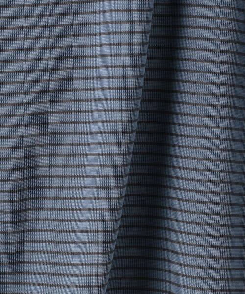 green label relaxing(グリーンレーベルリラクシング)の「OLT CM クリアピケ ボーダー クルーネック 半袖 Tシャツ カットソー(Tシャツ/カットソー・メンズ・ライトブルー/ホワイト/ネイビー・X-LARGE/SMALL/LARGE/MEDIUM)」の16枚目の写真