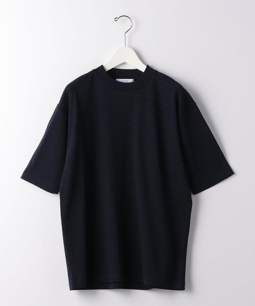 green label relaxing(グリーンレーベルリラクシング)の「OLT CM クリアピケ ボーダー クルーネック 半袖 Tシャツ カットソー(Tシャツ/カットソー・メンズ・ライトブルー/ホワイト/ネイビー・X-LARGE/SMALL/LARGE/MEDIUM)」の19枚目の写真
