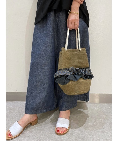 BEARDSLEY（ビアズリー）の「【アソート】ヴィンテージネクタイバッグ（ショルダーバッグ・レディース・カーキ・FREE）」の5枚目の写真