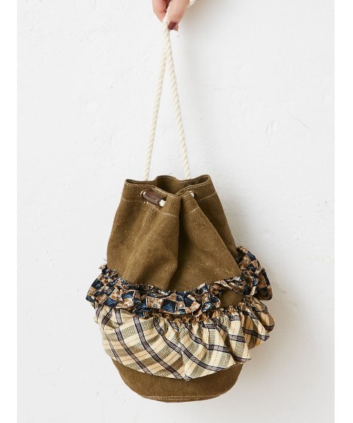 BEARDSLEY（ビアズリー）の「【アソート】ヴィンテージネクタイバッグ（ショルダーバッグ・レディース・カーキ・FREE）」の17枚目の写真