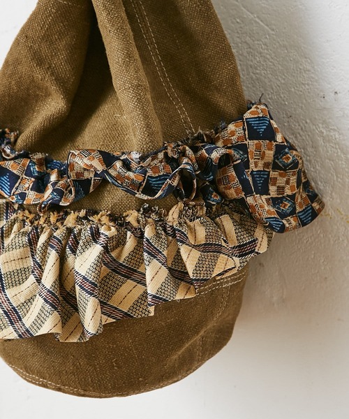 BEARDSLEY（ビアズリー）の「【アソート】ヴィンテージネクタイバッグ（ショルダーバッグ・レディース・カーキ・FREE）」の18枚目の写真