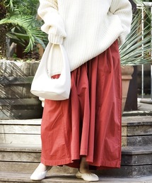 HARVESTY/ハーベスティ カルメンスカート コーマツイル ロングフレアスカート カラー