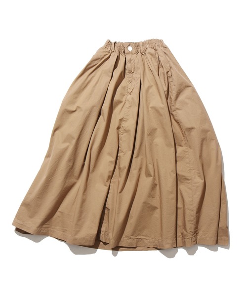 HARVESTY（ハーベスティ）の「HARVESTY/ハーベスティ カルメンスカート コーマツイル ロングフレアスカート カラー（スカート・レディース・アイボリー/ベージュ/モスグリーン/レッド・1/2）」の12枚目の写真