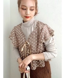 JUMELLE | trans lace top(シャツ/ブラウス)