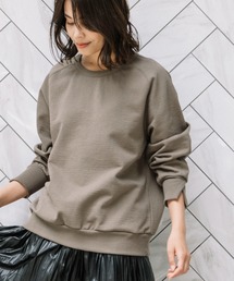 Munich | コットンクリンプジャージー　スウェットトップス(スウェット)