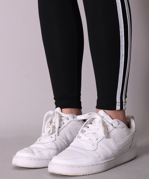 BAYBLO（ベイブロ）の「(SB)【ストレッチ】親子コーデが楽しめちゃう^^ 2本ライン レギンス（レギンス/スパッツ・レディース・ブラック/チャコールグレー/杢グレー・FREE）」の13枚目の写真