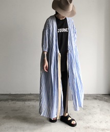 ventblanc:ワッシャーストライプ 3wayワンピース
