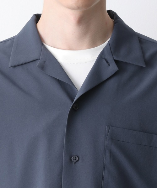 JUNRED（ジュンレッド）の「ドレープオープンカラーBIGシャツ（シャツ/ブラウス・メンズ・チャコールグレー/ベージュ/ミント/ネイビー・M/L/LL）」の7枚目の写真