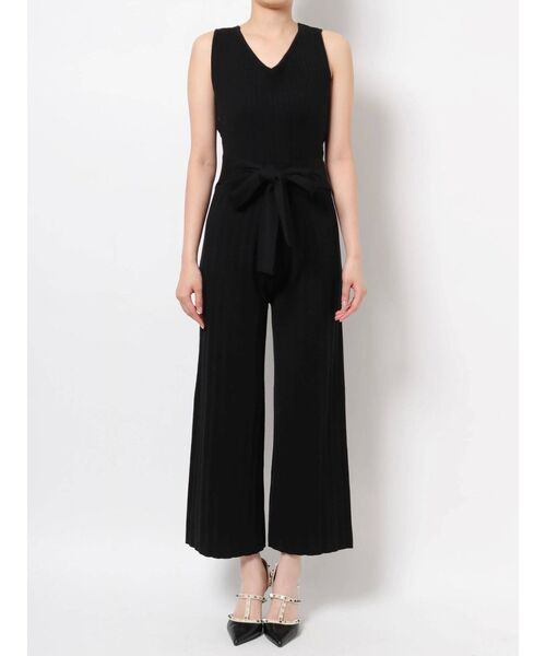 RESEXXY(リゼクシー)の「バックカシュクールニットコンビネゾン(つなぎ/オールインワン・レディース・ブラック/ワイン/ベージュ・FREE)」の21枚目の写真