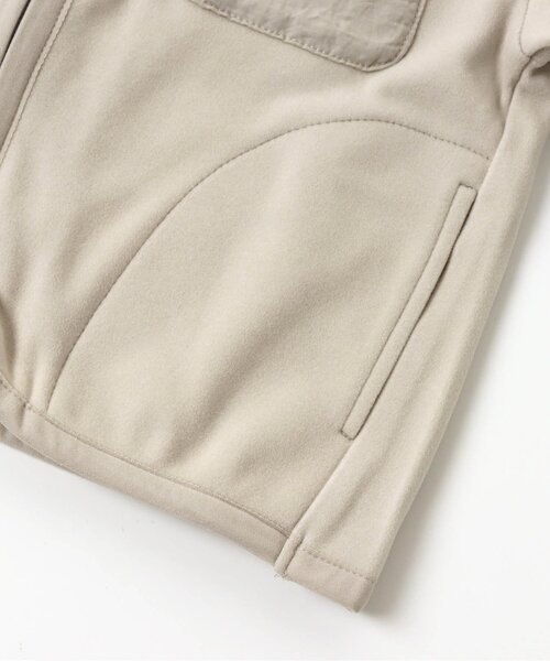 apres les cours（アプレレクール）の「ストレッチフリースカーディガン（カーディガン/ボレロ・キッズ・アイボリー/チャコール・90/100/110/120/80/130/140）」の12枚目の写真