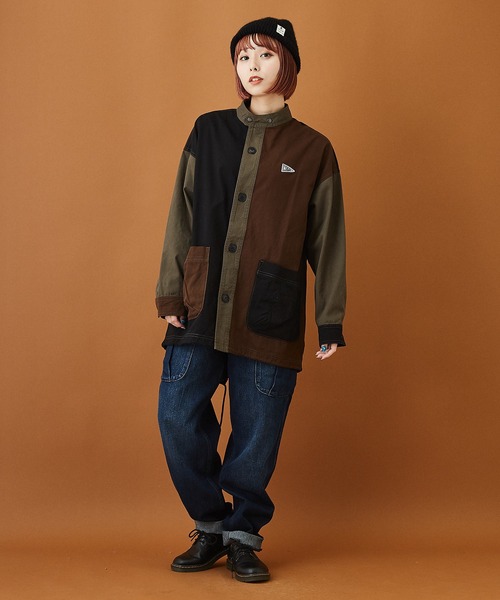 CUBE SUGAR(キューブシュガー)の「11ozデニム サイドポケット テーパードパンツ(デニムパンツ・レディース・インディゴブルー/ライトブルー・S/M)」の20枚目の写真