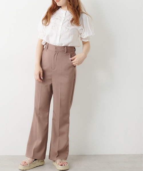 OLIVE des OLIVE（オリーブデオリーブ）の「【WEB限定】お花刺繍ブラウス（シャツ/ブラウス・レディース・オフホワイト/ブラック/ライトブラウン・FREE）」の7枚目の写真