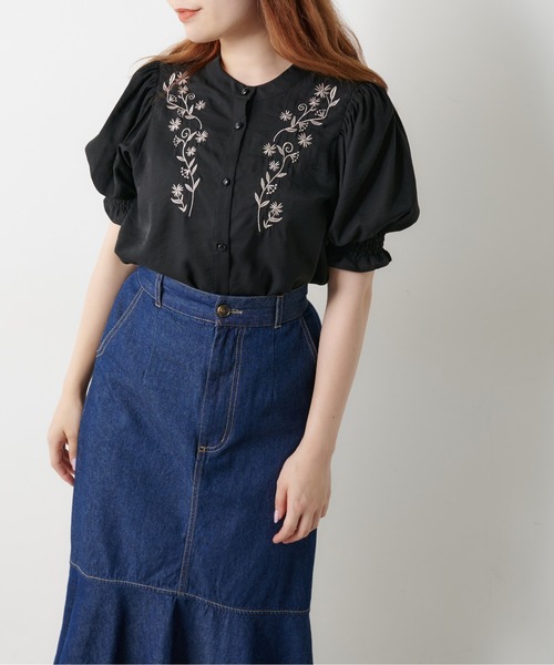 OLIVE des OLIVE（オリーブデオリーブ）の「【WEB限定】お花刺繍