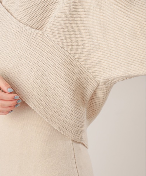 natural couture(ナチュラルクチュール)の「【WEB限定・大好評リバイバルアイテム】クロスニット+ノースリワンピースセット(ワンピース・レディース・アイボリー/モカ/ブラック・FREE)」の17枚目の写真