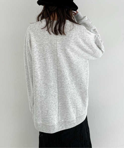 EPIMI E'PIMMY(エピミエピミー)の「《ユニセックス》ヴィンテージレタリングスウェット(スウェット・レディース・ネイビー/オフホワイト/杢グレー・MEDIUM)」の9枚目の写真