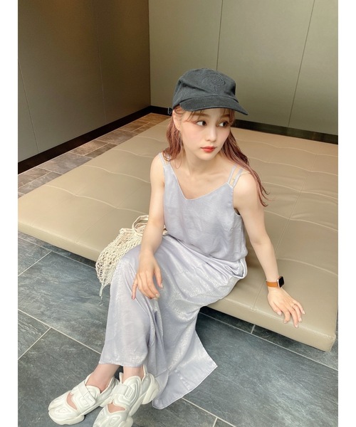 jumelle（ジュメロ）の「キャミセットワンピース（ワンピース・レディース・ベージュ/グレー・SMALL/MEDIUM）」の15枚目の写真