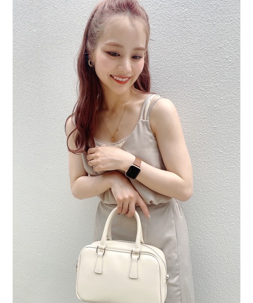 jumelle（ジュメロ）の「キャミセットワンピース（ワンピース・レディース・ベージュ/グレー・SMALL/MEDIUM）」の10枚目の写真