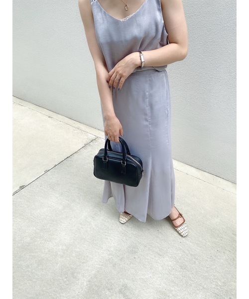 jumelle（ジュメロ）の「キャミセットワンピース（ワンピース・レディース・ベージュ/グレー・SMALL/MEDIUM）」の21枚目の写真