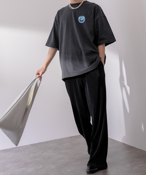 Adoon plain（アドーンプレーン）の「【Adoon plain】フェイクレザートートバッグ（トートバッグ・メンズ・ブラック/グレー・FREE）」の5枚目の写真