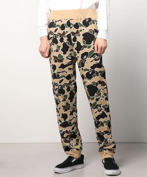 A Bathing Ape アベイシングエイプ イエローカモ パンツ M A