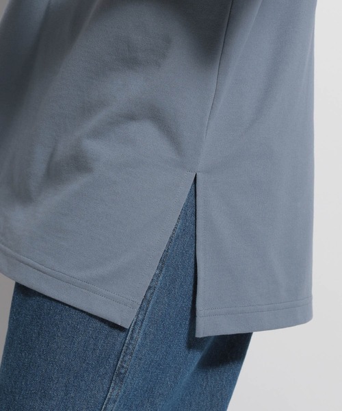 niko and...(ニコアンド)の「2WAYスクエアカラープルオーバー(Tシャツ/カットソー・レディース・ライトブルー/ブラック/オフホワイト・FREE)」の10枚目の写真