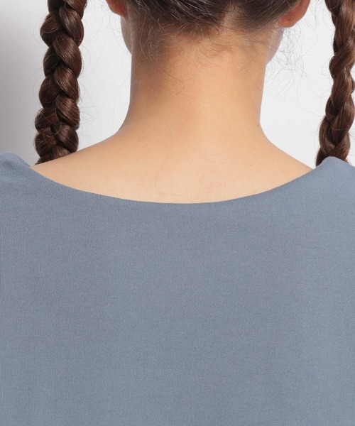 niko and...(ニコアンド)の「2WAYスクエアカラープルオーバー(Tシャツ/カットソー・レディース・ライトブルー/ブラック/オフホワイト・FREE)」の21枚目の写真