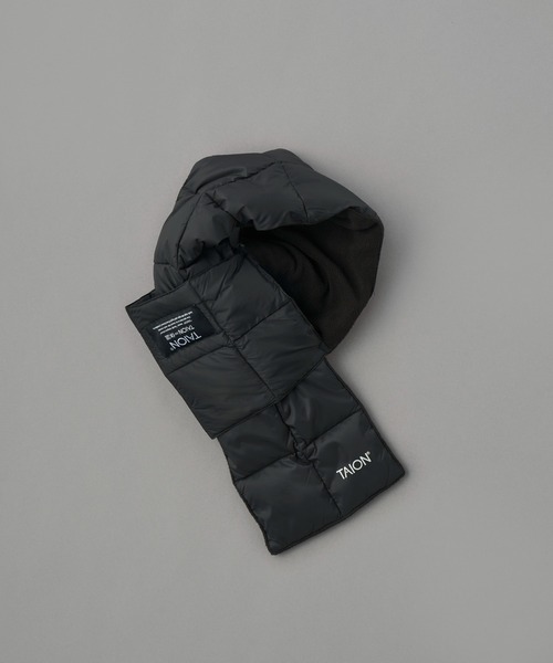 TAION（タイオン）の「TAION BASIC DOWN MUFFLER (TAION-201A)（マフラー・メンズ・ブラック/ネイビー・FREE）」の4枚目の写真