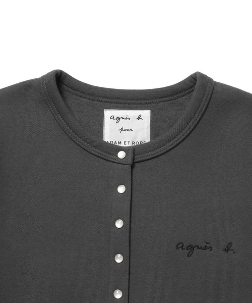 agnes b. - 未使用品 agnes b.pour ADAM ET ROPE&#39; カーディガン agnes b. pour ADAM ET ROPE'】CARDIGAN PRESSIONS(503391804
